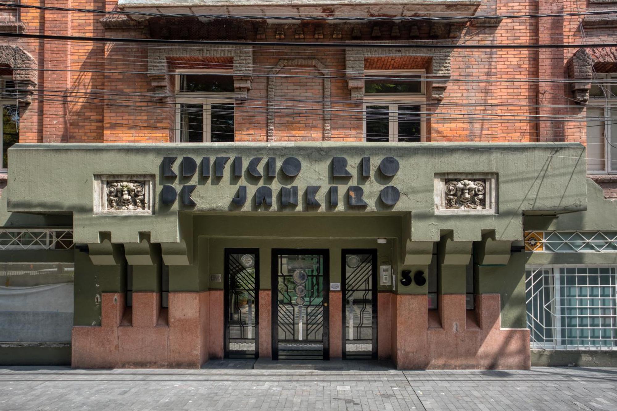 Edificio Art Deco En Roma Norte Mexico City Exteriör bild